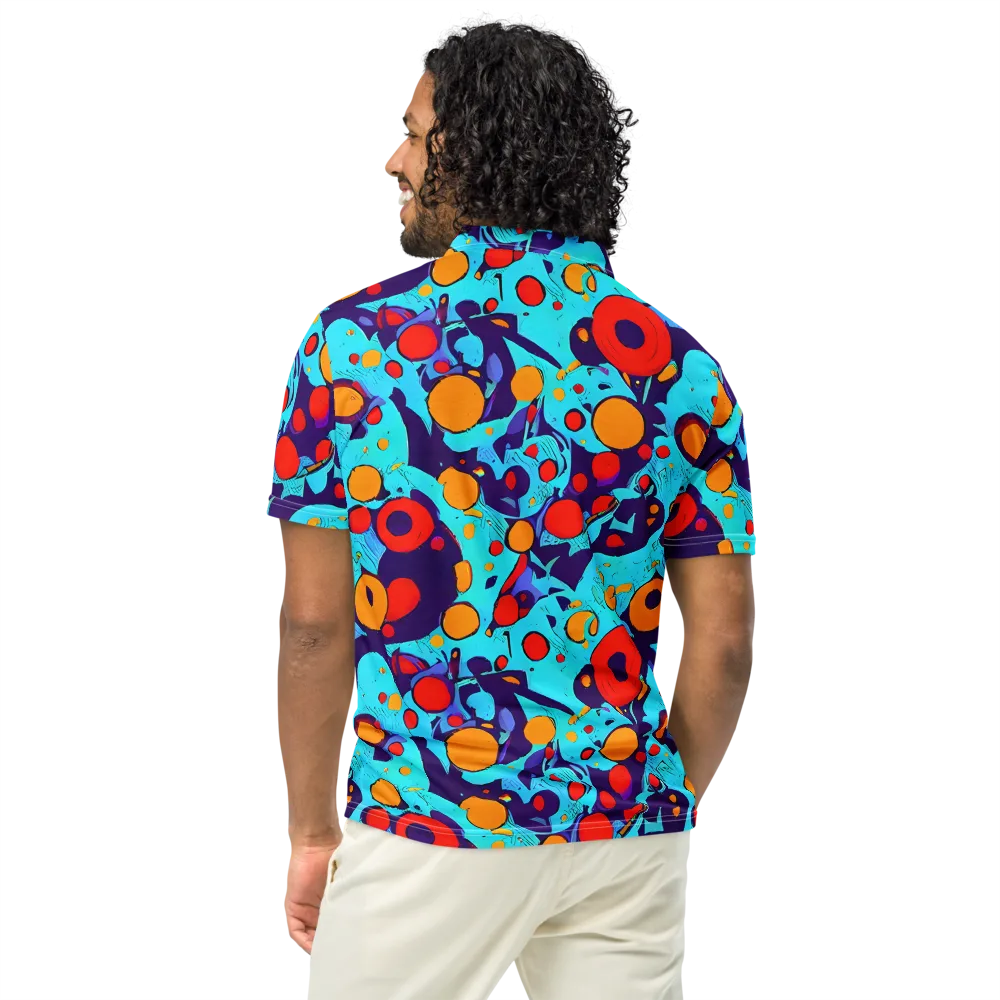 Cosmic Marrow on Men's Slim Fit Polo Shirt — Back