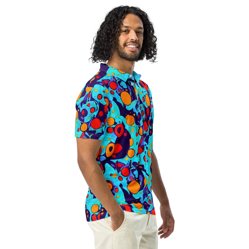 Cosmic Marrow on Men's Slim Fit Polo Shirt — Right Front