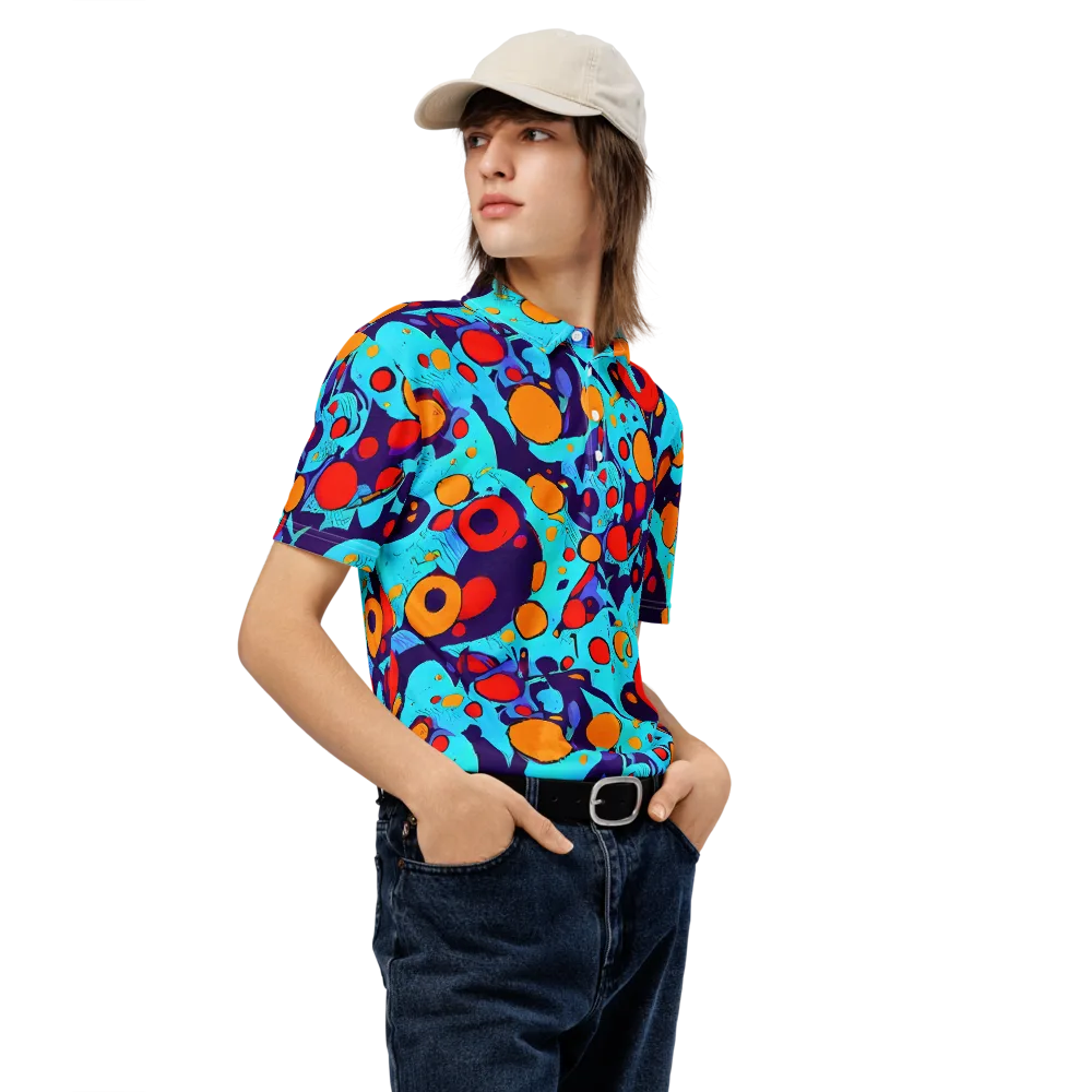 Cosmic Marrow on Men's Slim Fit Polo Shirt — Right Front