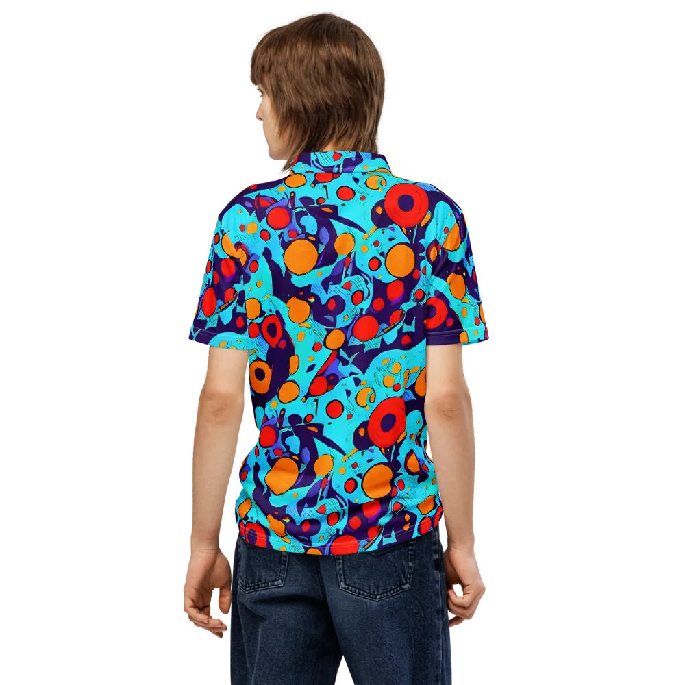 Cosmic Marrow on Men's Slim Fit Polo Shirt — Back