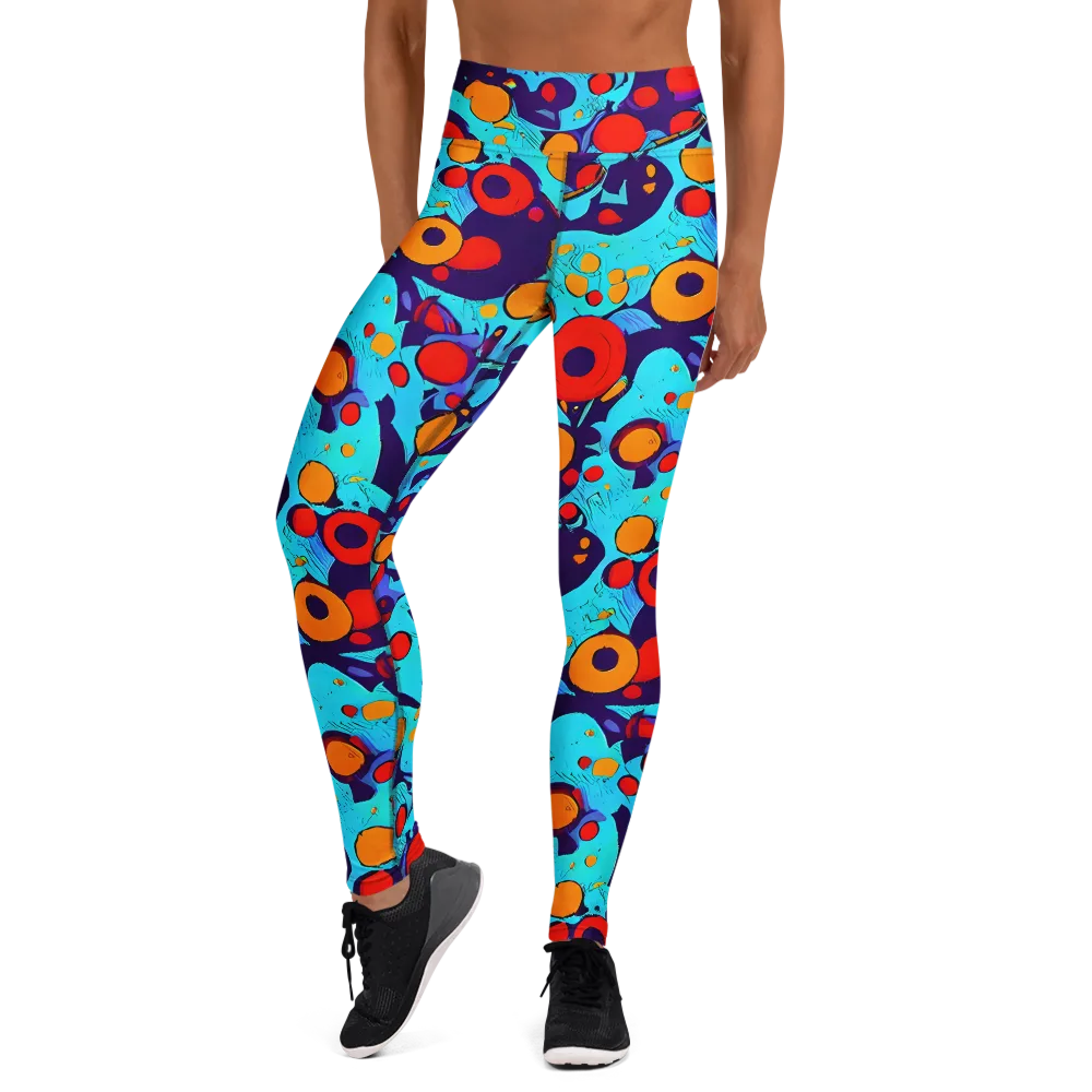 Cosmic Marrow on Yoga Leggings — Front