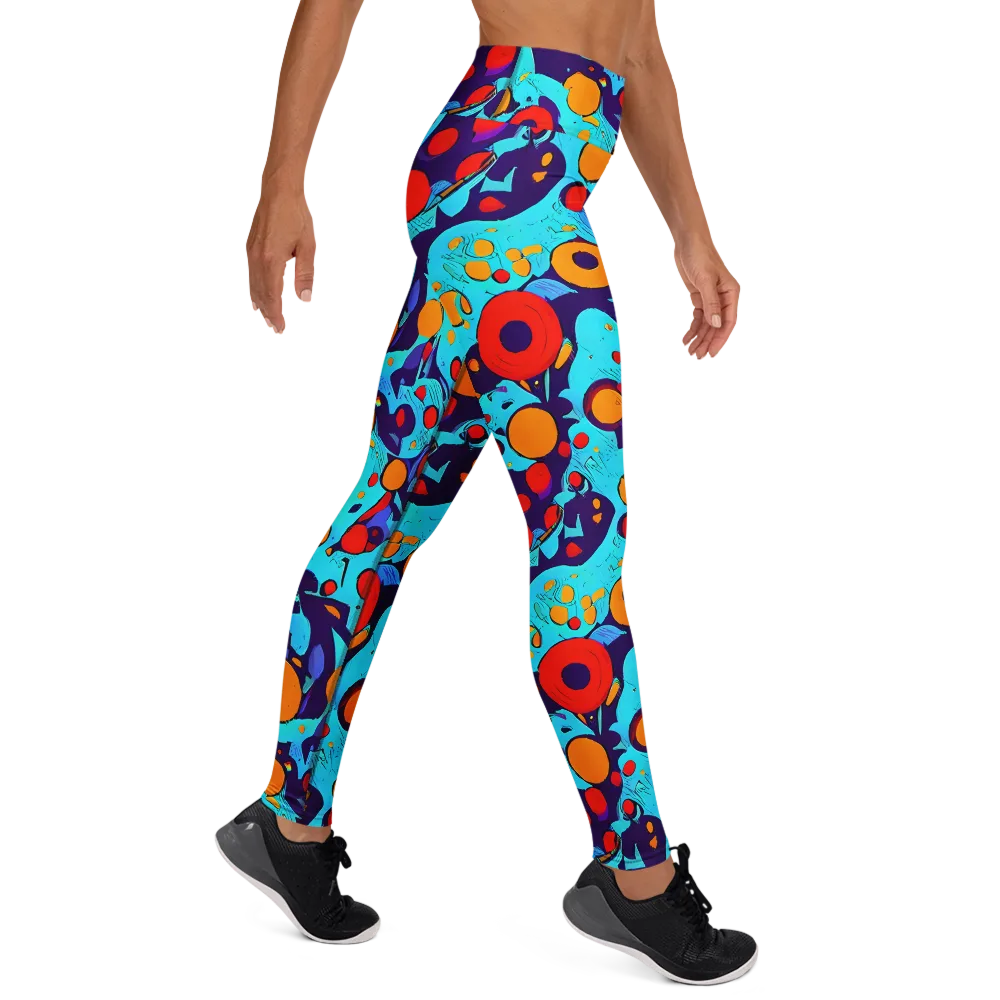 Cosmic Marrow on Yoga Leggings — Right