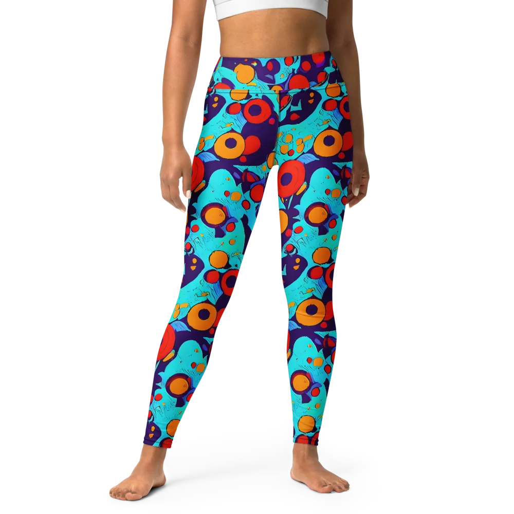 Cosmic Marrow on Yoga Leggings — Front
