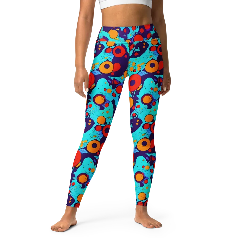 Cosmic Marrow on Yoga Leggings — Front