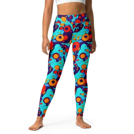 Cosmic Marrow on a Yoga Leggings