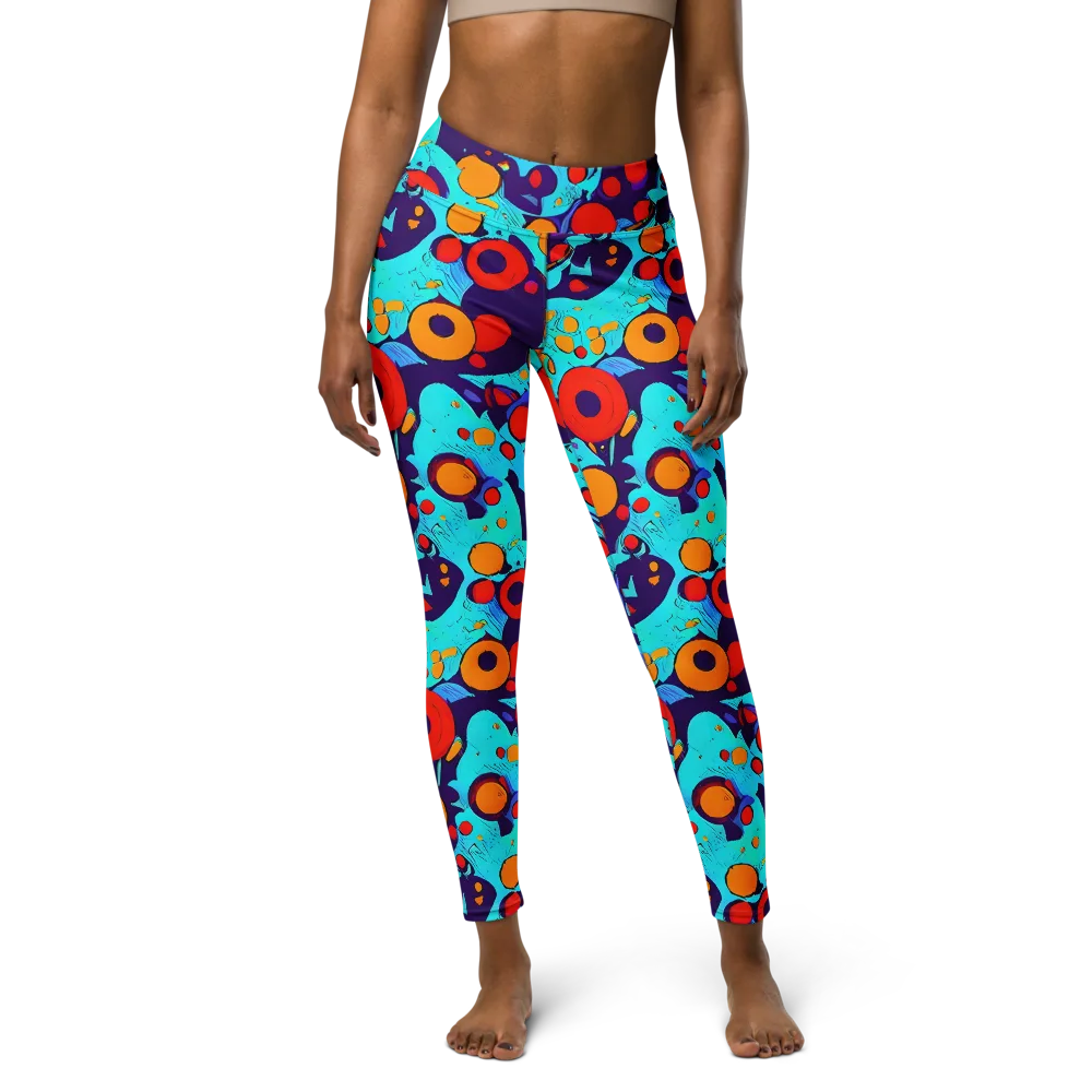 Cosmic Marrow on Yoga Leggings — Front