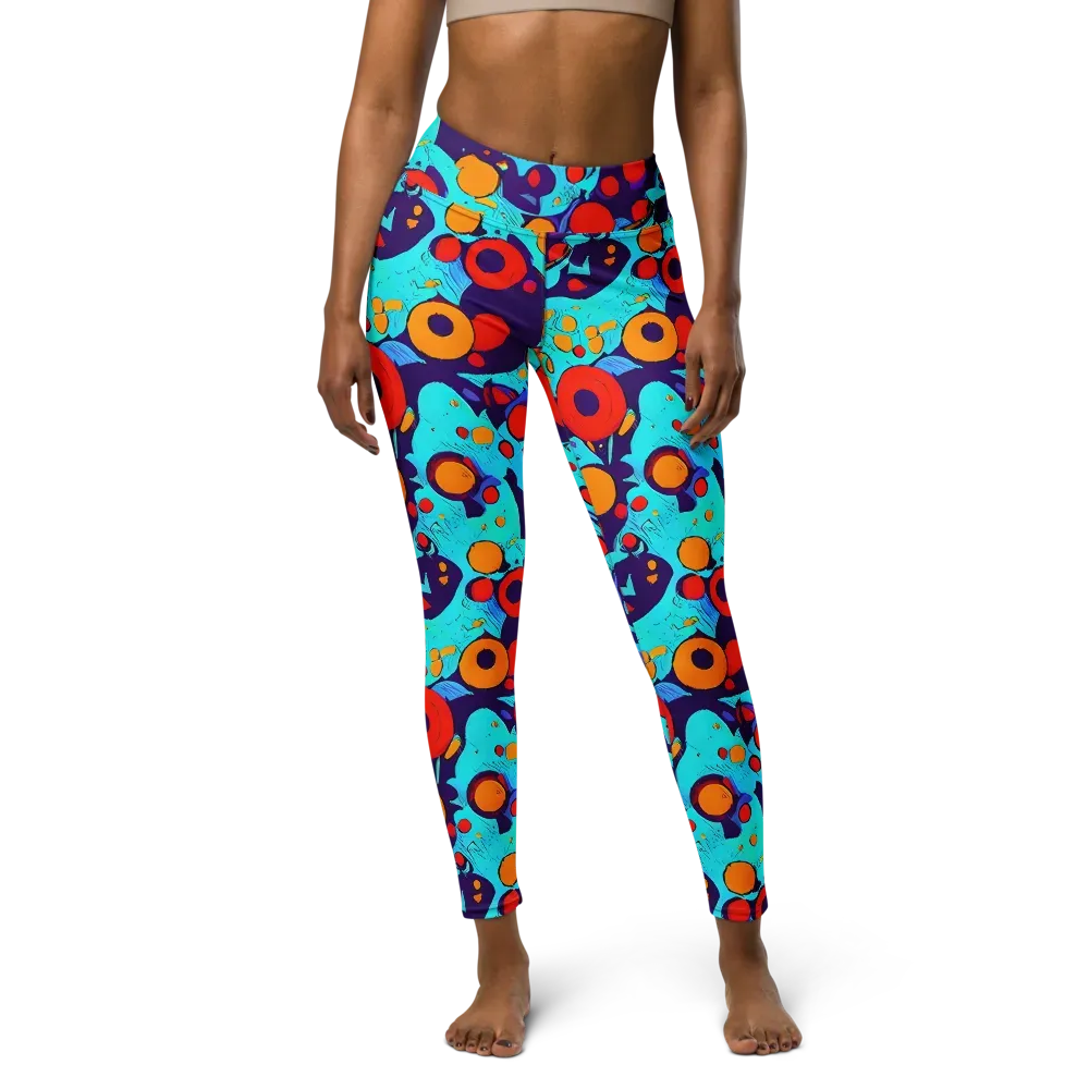 Cosmic Marrow on Yoga Leggings — Front