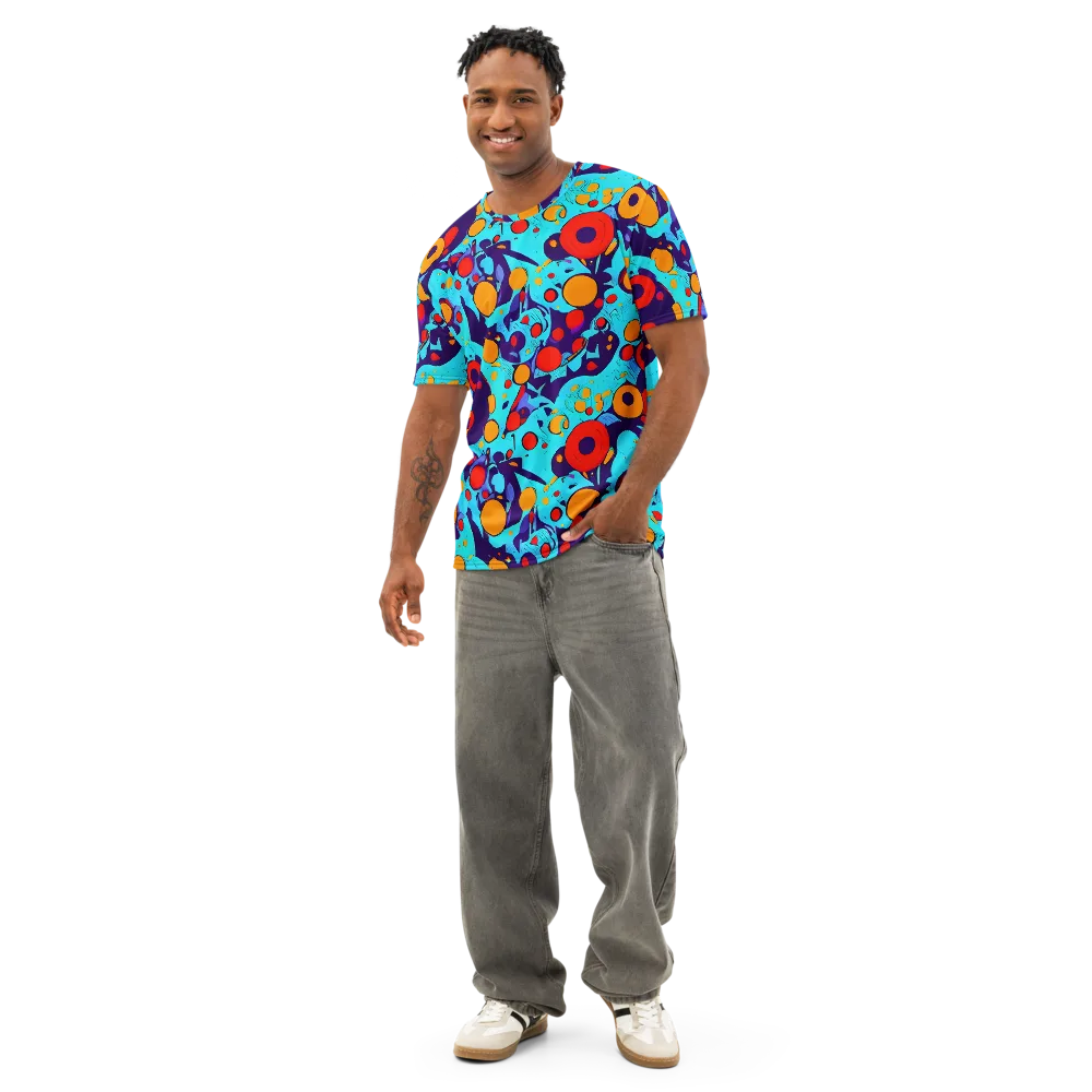 Cosmic Marrow on Men's Cotton Crew Neck T-Shirt — Front