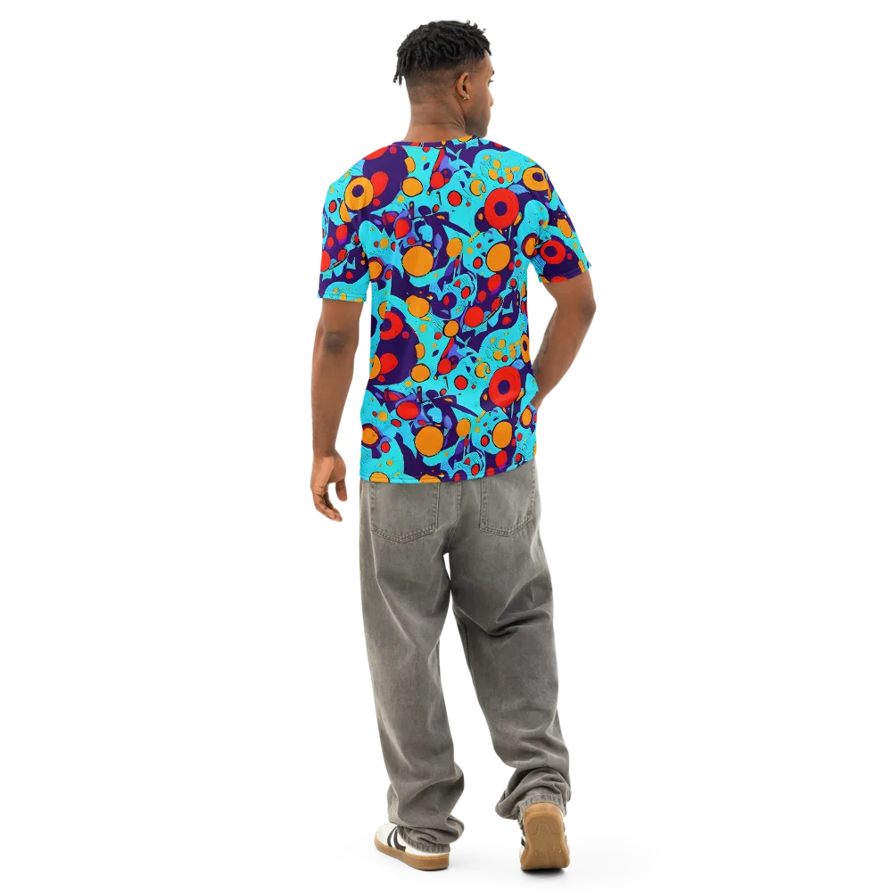 Cosmic Marrow on Men's Cotton Crew Neck T-Shirt — Back