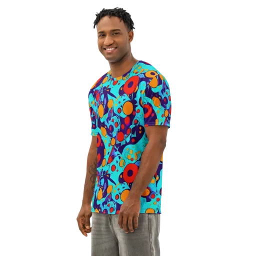 Cosmic Marrow on a Men's Cotton Crew Neck T-Shirt