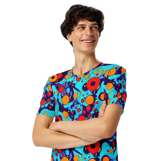 Cosmic Marrow on a Men's Crew Neck T-Shirt