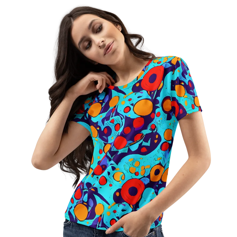 Cosmic Marrow on Women's Crew Neck T-Shirt — Left Front
