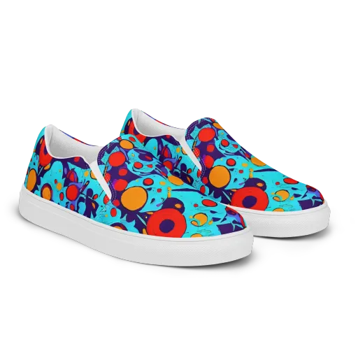 Cosmic Marrow on a Men's Slip-On Canvas Shoes
