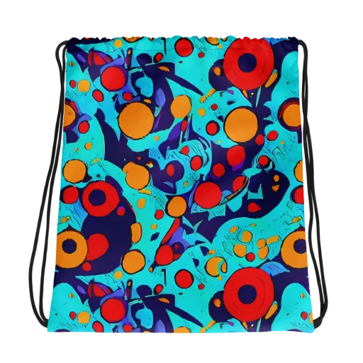Cosmic Marrow on a Drawstring Bag