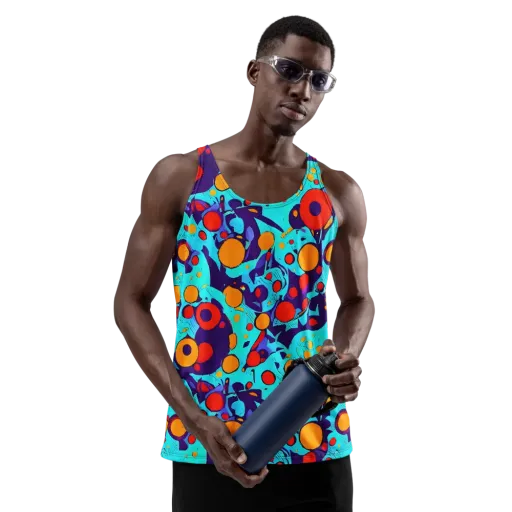 Cosmic Marrow on a Men's Tank Top