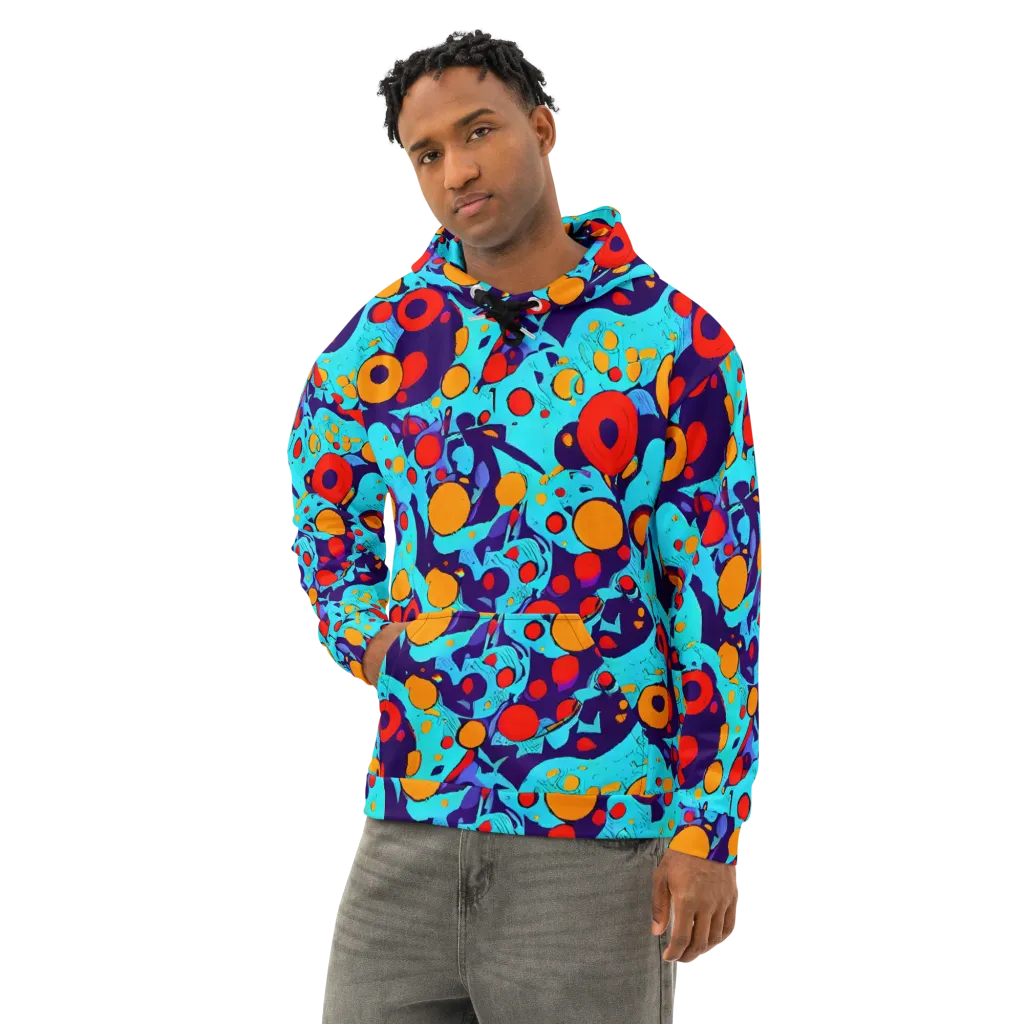 Cosmic Marrow on Cotton Hoodie — Left Front