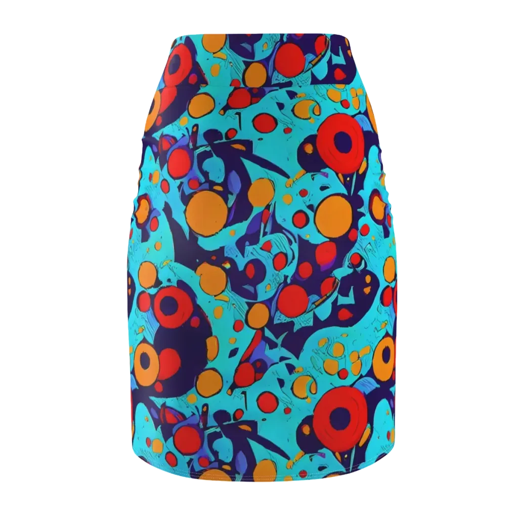 Cosmic Marrow on Pencil Skirt — Back