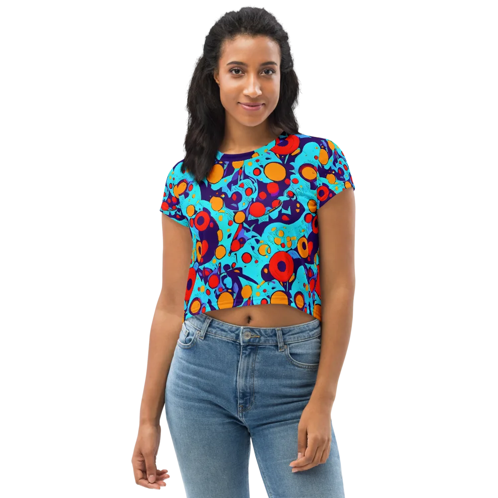Cosmic Marrow on Crop Tee — Front