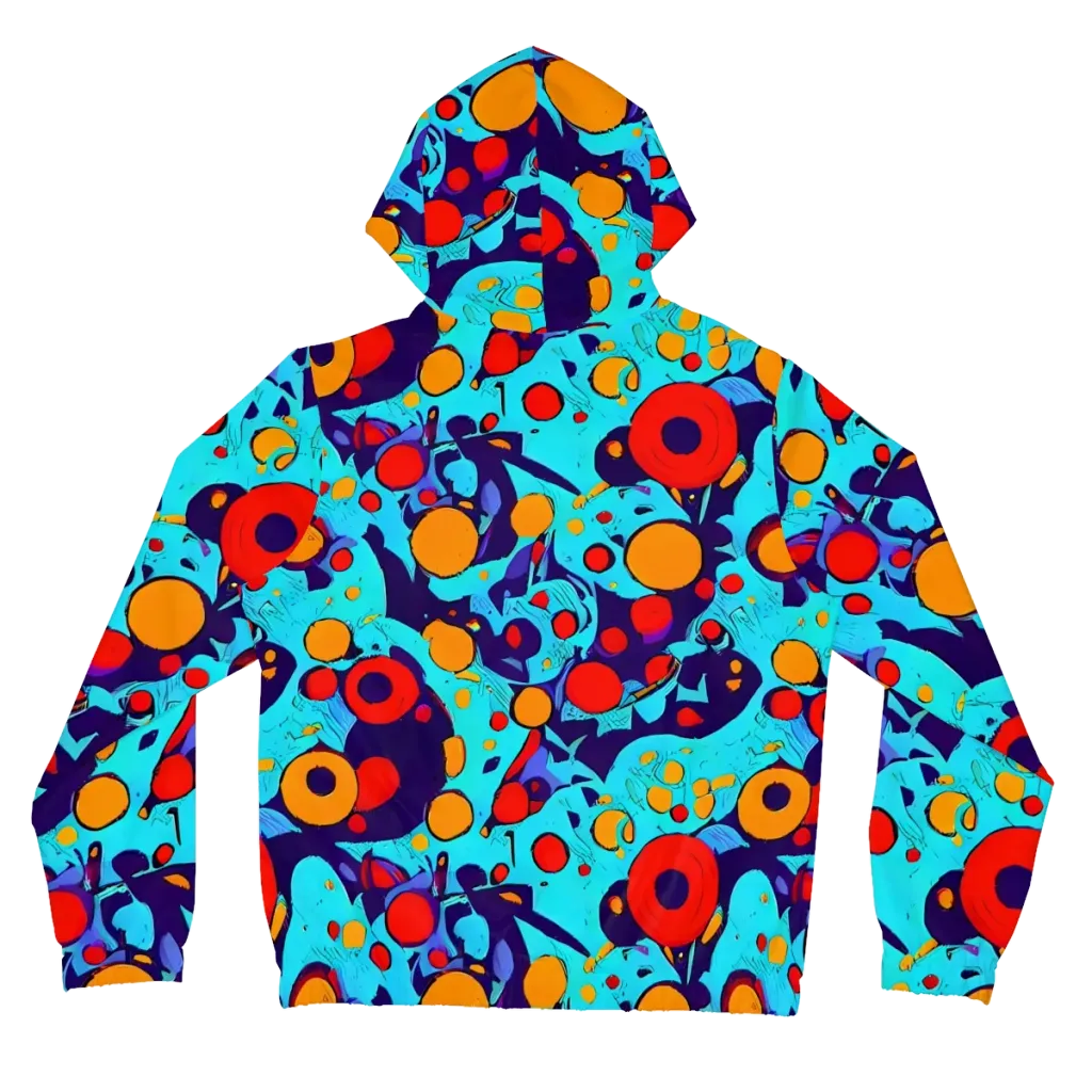 Cosmic Marrow on Women's Full-Zip Hoodie — Back