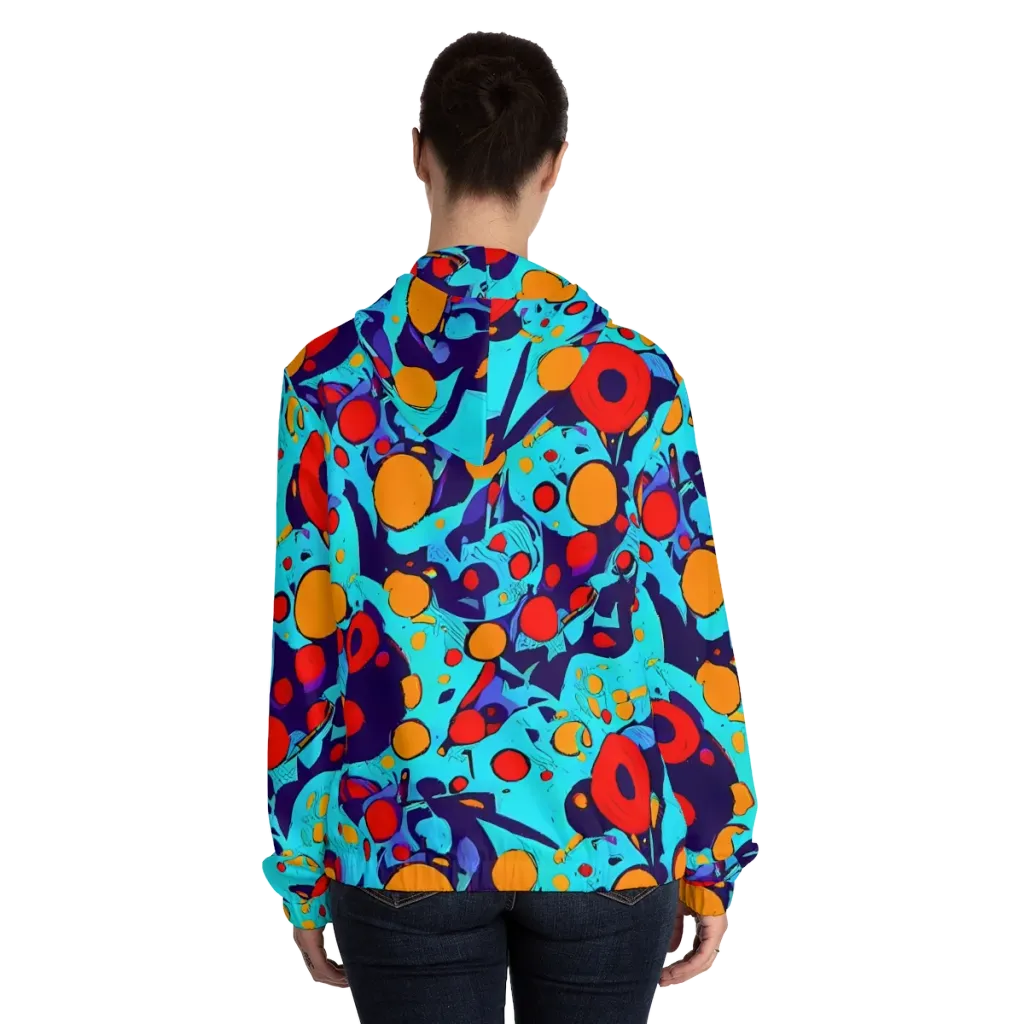 Cosmic Marrow on Women's Full-Zip Hoodie — Back On Person
