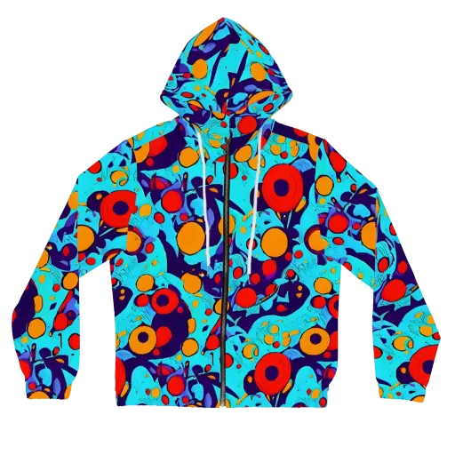 Cosmic Marrow on a Women's Full-Zip Hoodie
