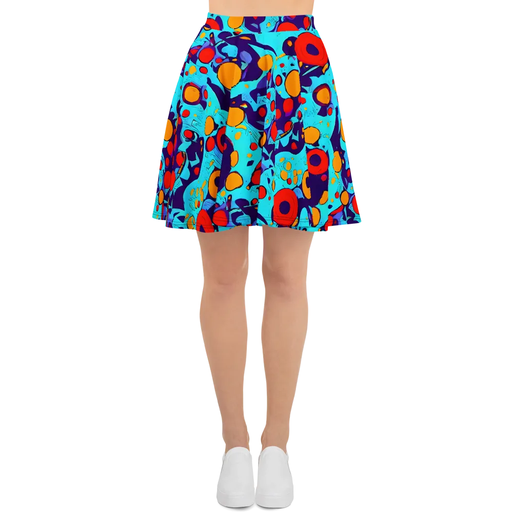 Cosmic Marrow on Skater Skirt — Front