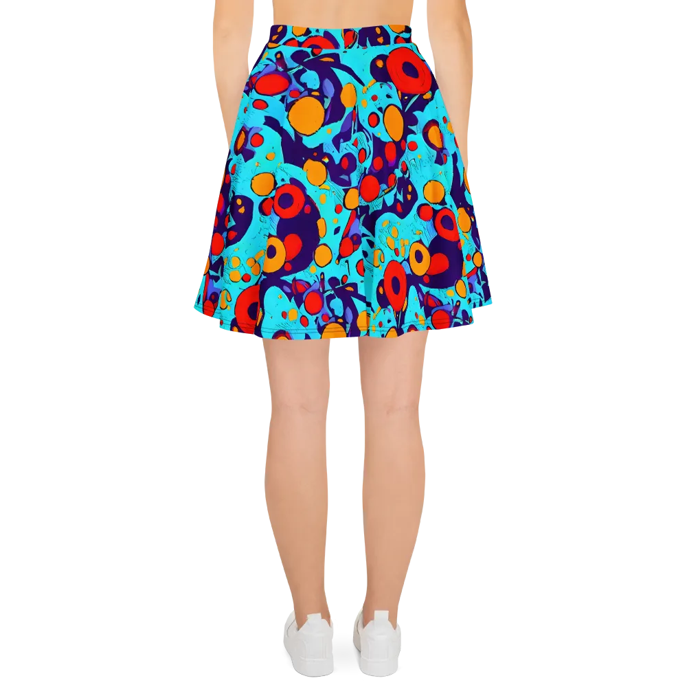 Cosmic Marrow on Skater Skirt — Back