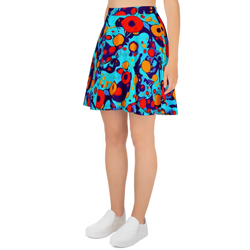 Cosmic Marrow on Skater Skirt — Left