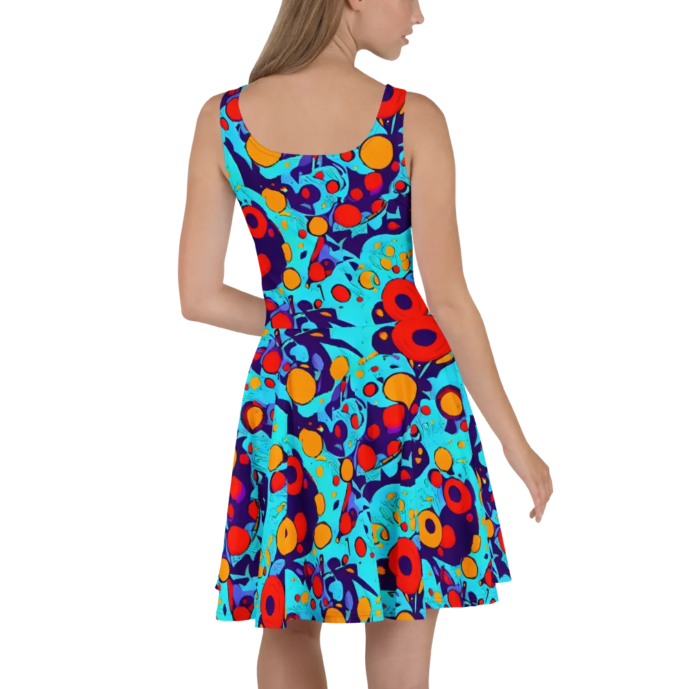 Cosmic Marrow on Skater Dress — Back