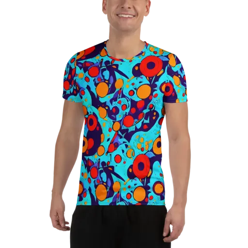 Cosmic Marrow on a Men's Athletic T-Shirt