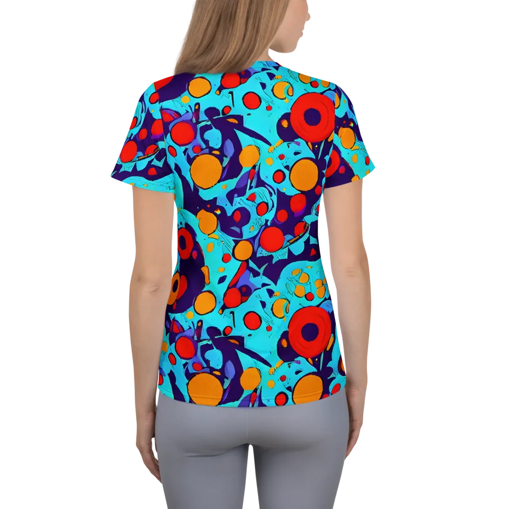 Cosmic Marrow on Women's Athletic T-Shirt — Back