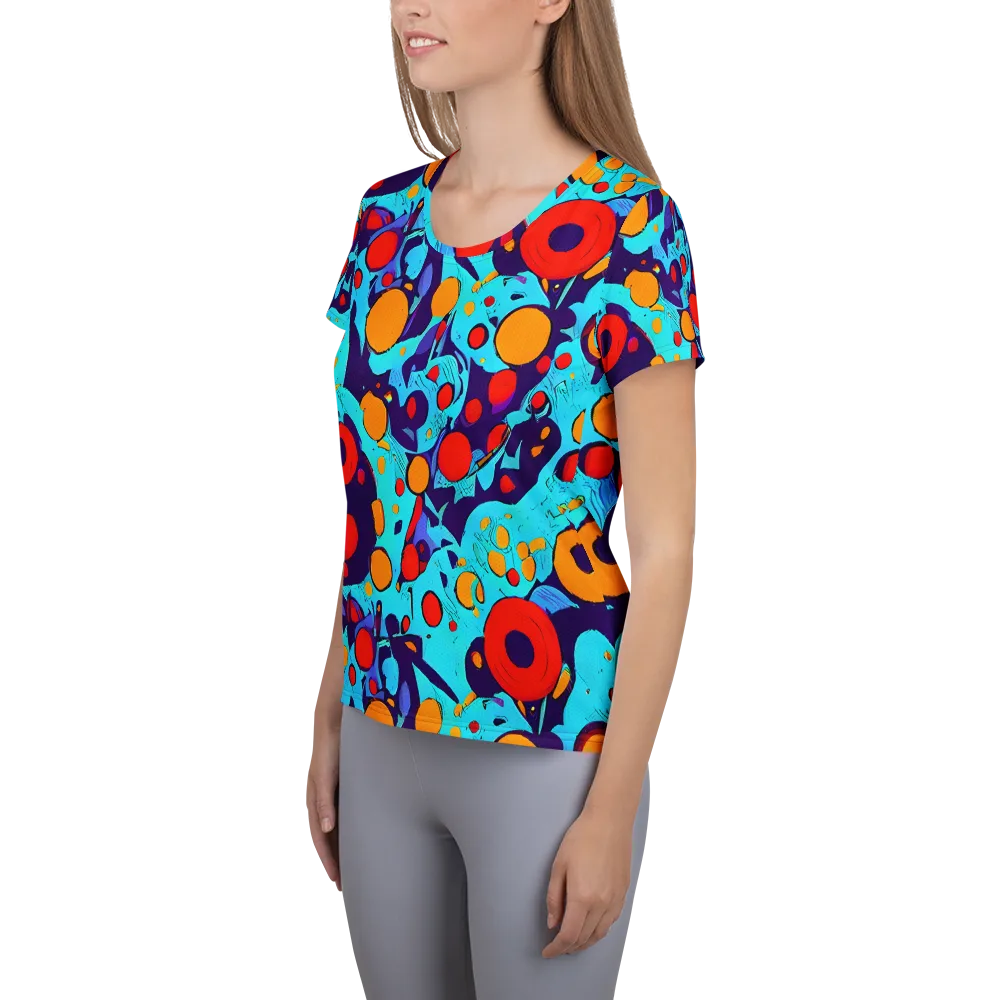 Cosmic Marrow on Women's Athletic T-Shirt — Left