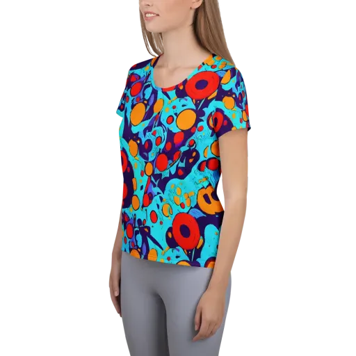 Cosmic Marrow on a Women's Athletic T-Shirt