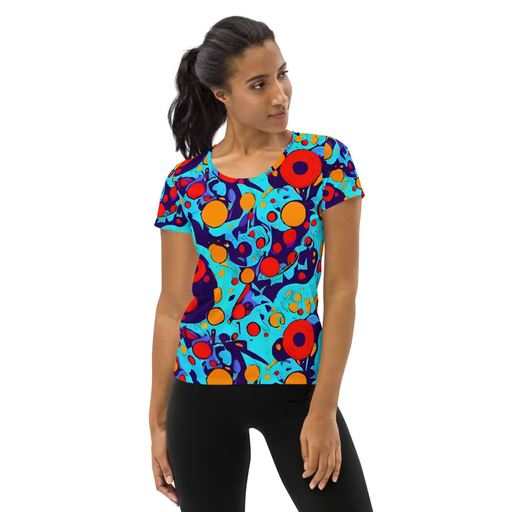 Cosmic Marrow on Women's Athletic T-Shirt — Front