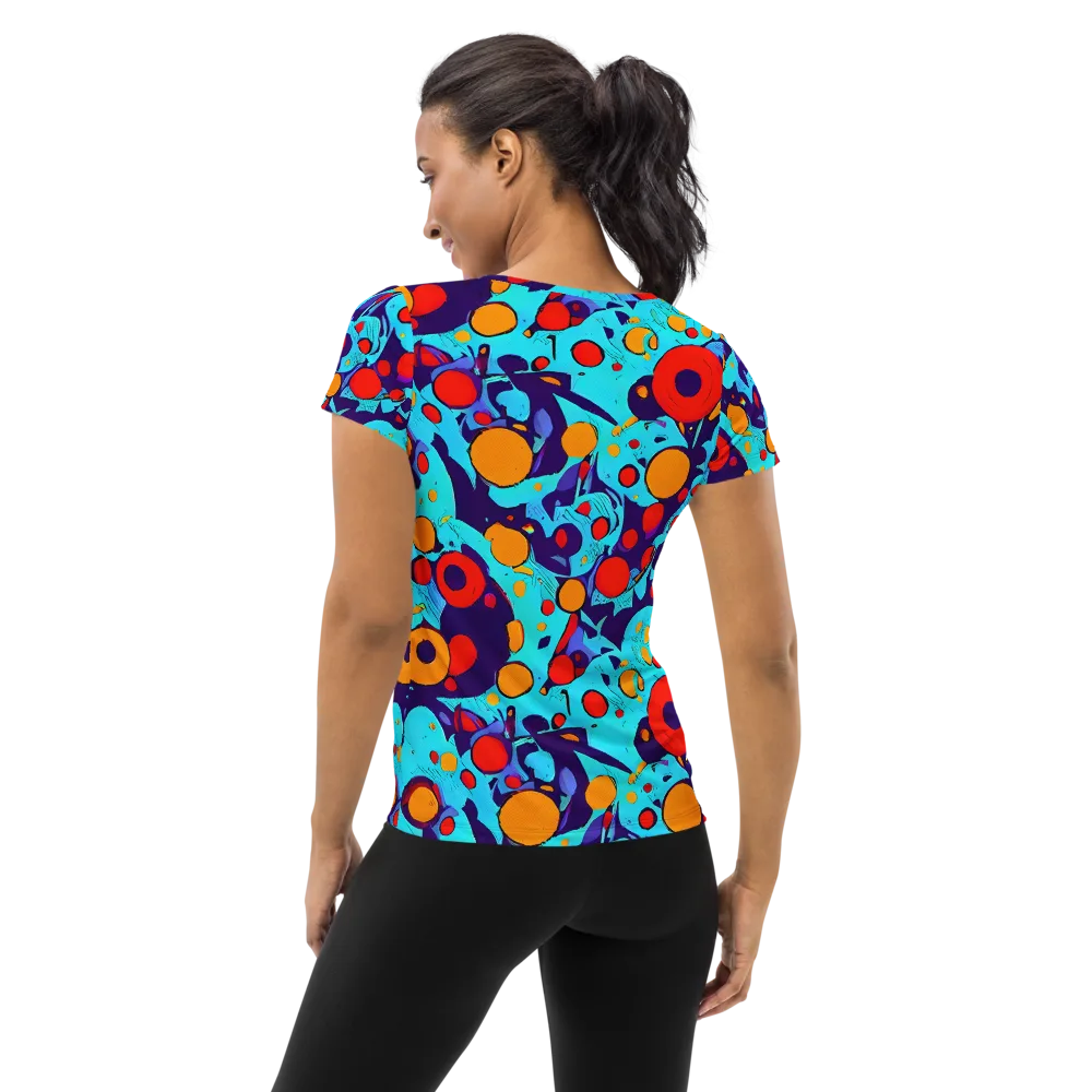 Cosmic Marrow on Women's Athletic T-Shirt — Back