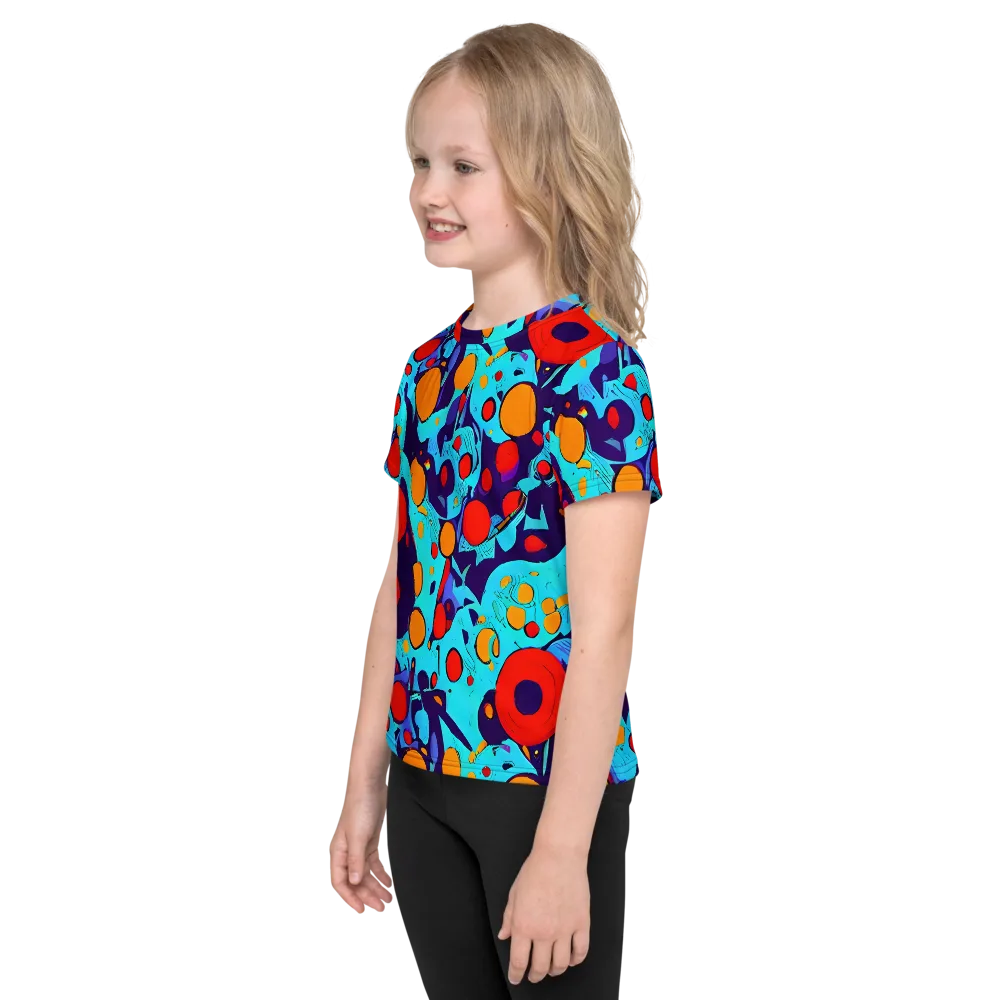 Cosmic Marrow on Kids Crew Neck T-Shirt — Left