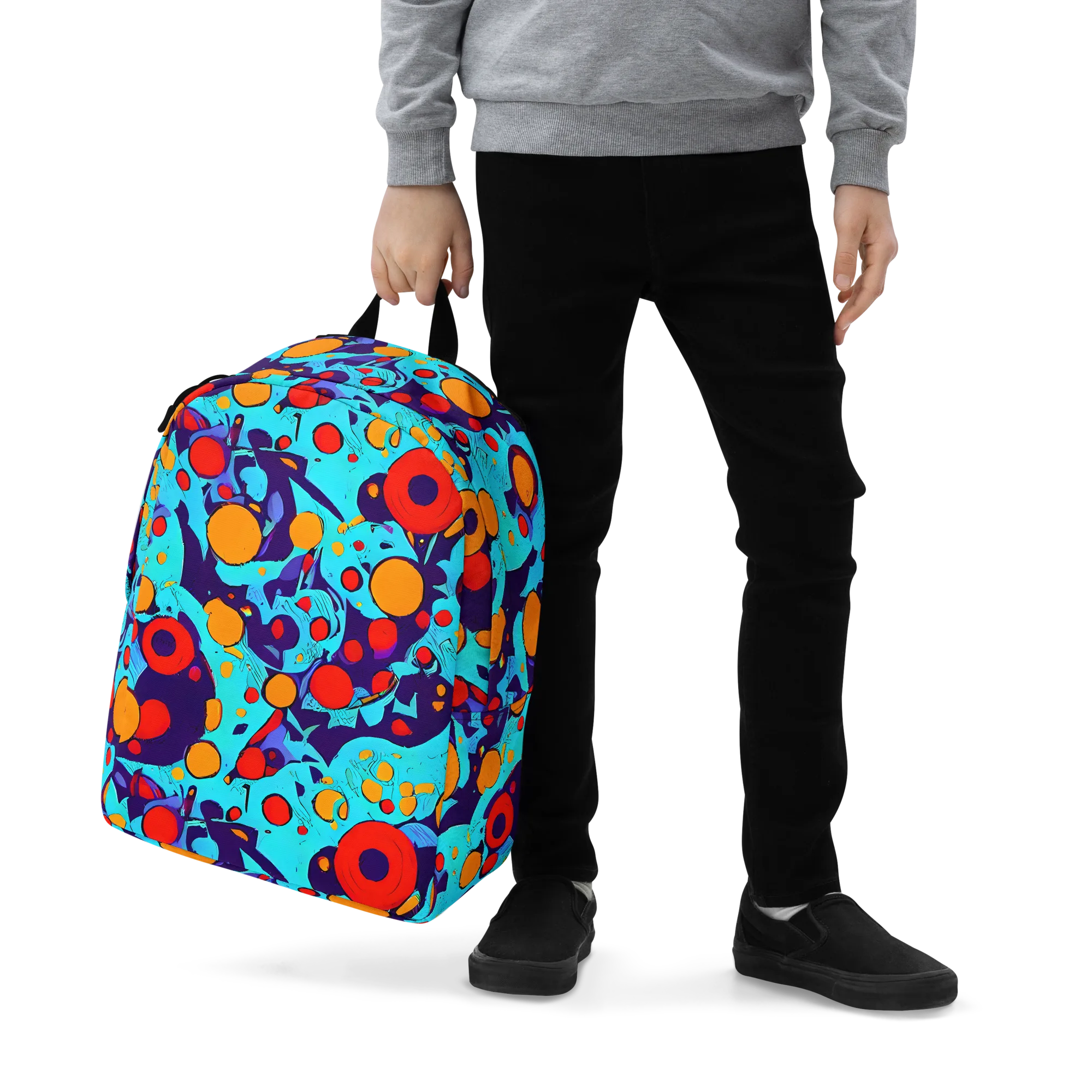 Cosmic Marrow on Minimalist Backpack — Zoomed-in