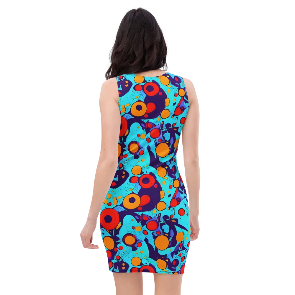 Cosmic Marrow on Bodycon Dress — Back