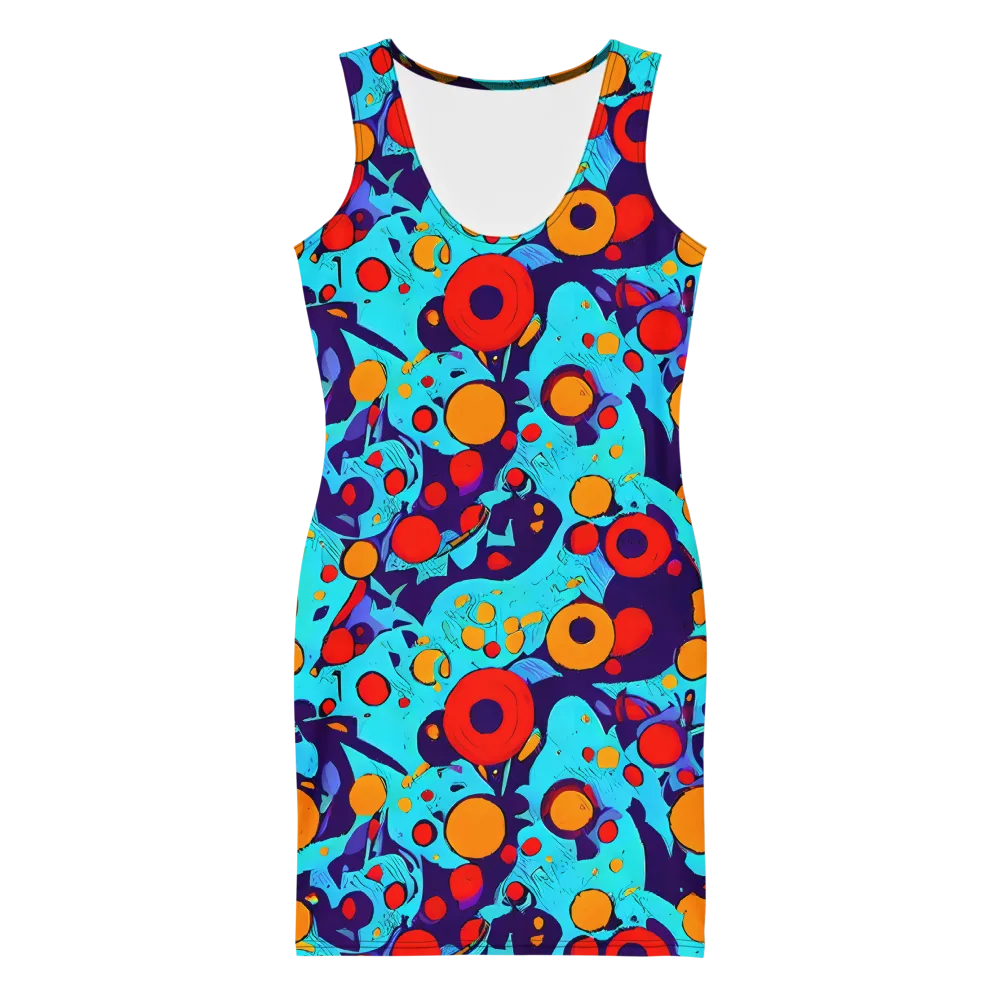 Cosmic Marrow on Bodycon Dress — Front