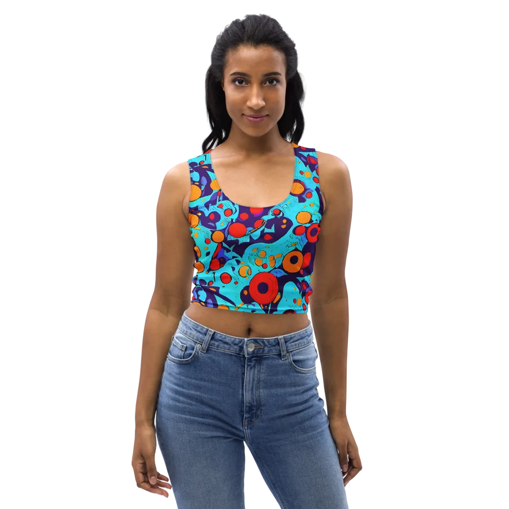 Cosmic Marrow on Crop Top — Front