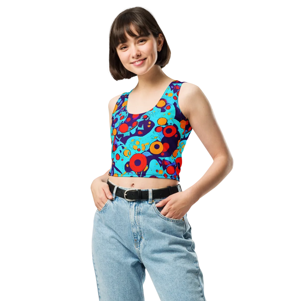Cosmic Marrow on Crop Top — Front