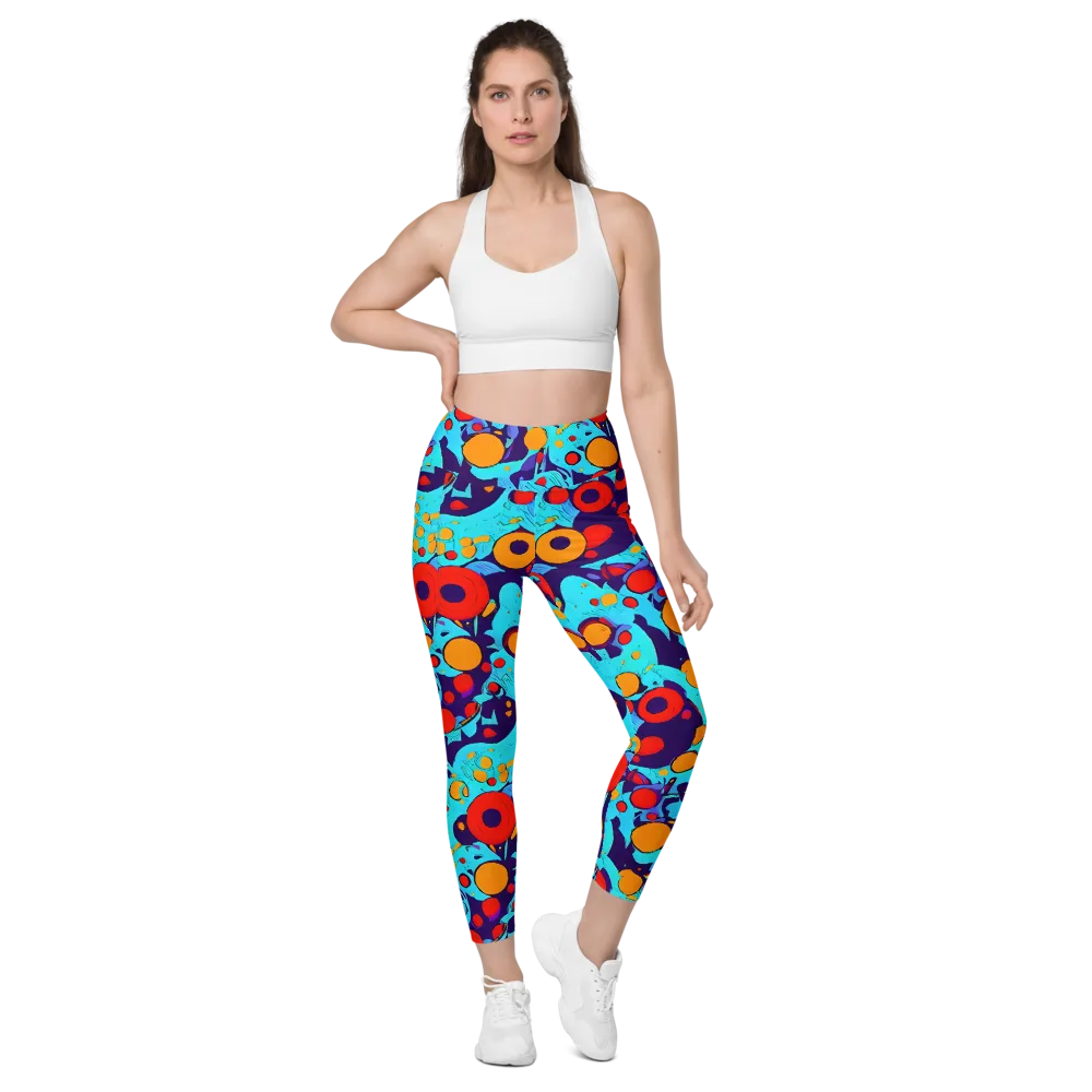 Cosmic Marrow on Leggings with Pockets — Front