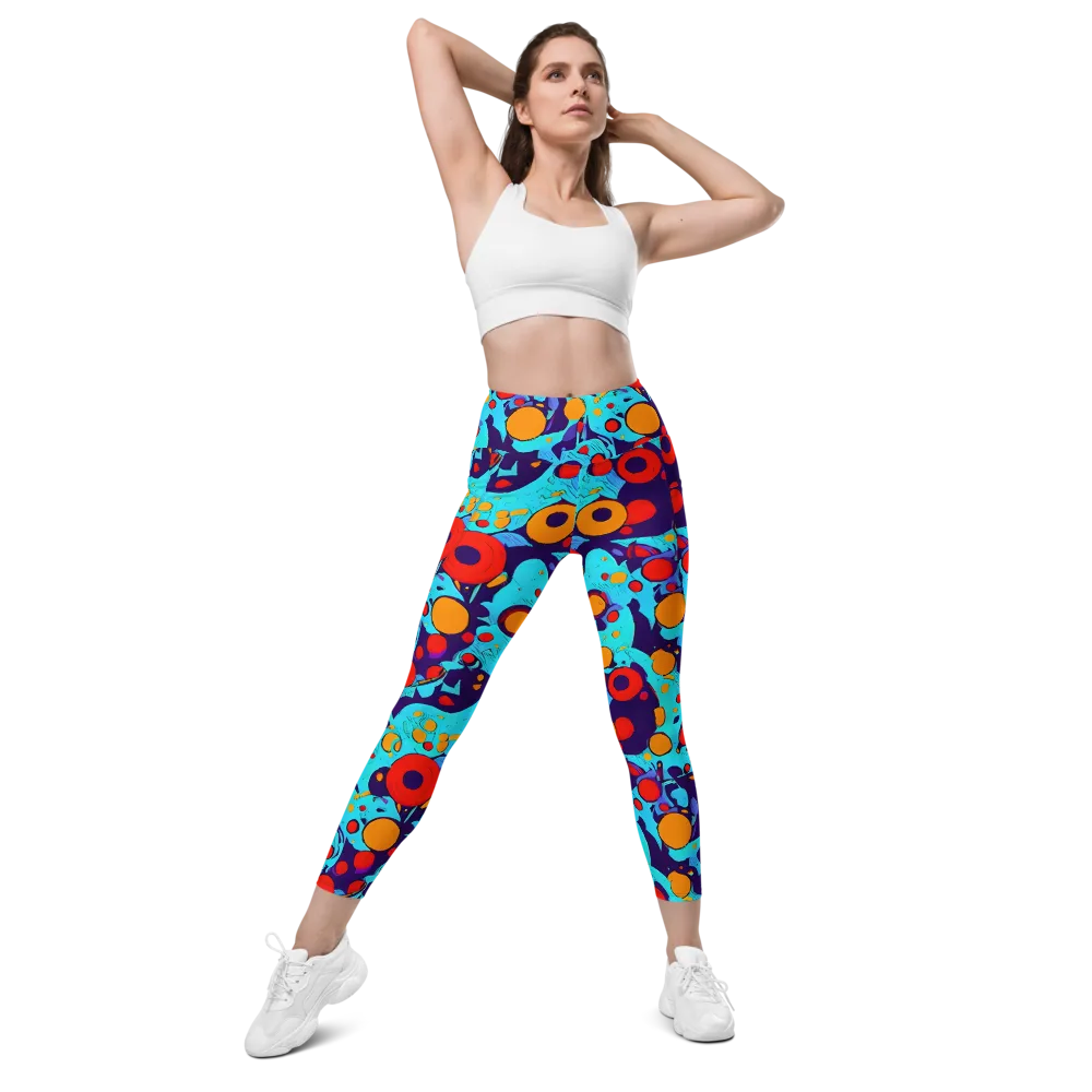 Cosmic Marrow on Leggings with Pockets — Front