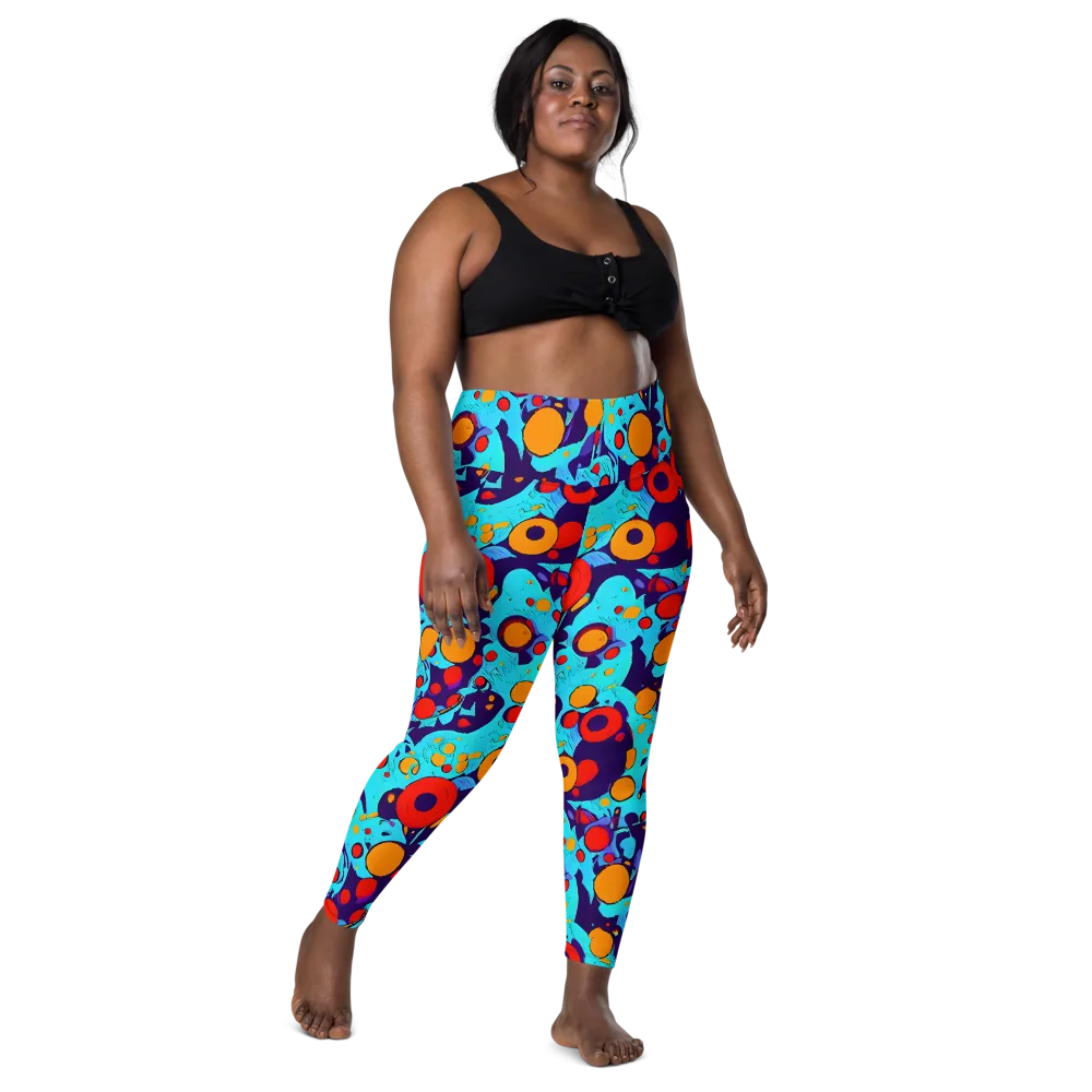 Cosmic Marrow on Leggings with Pockets — Front