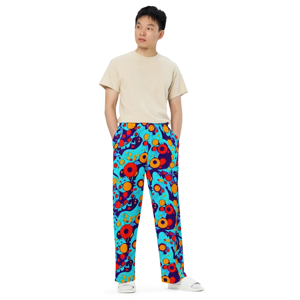 Cosmic Marrow on Wide-Leg Pants — Front
