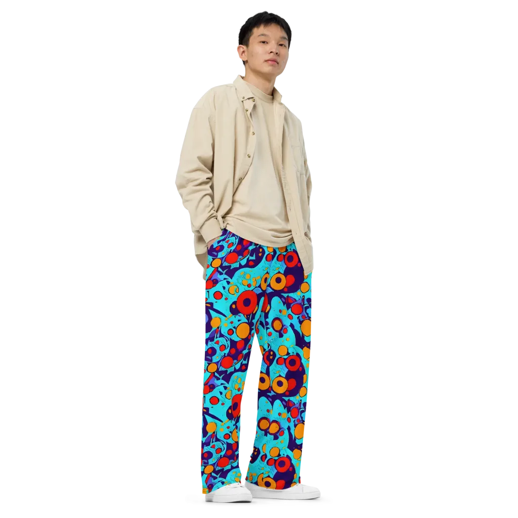 Cosmic Marrow on Wide-Leg Pants — Right Front