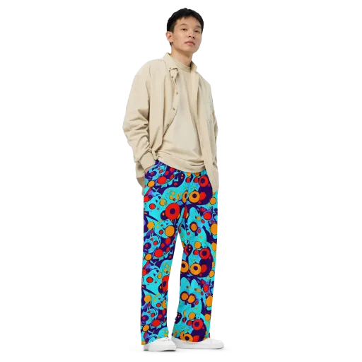 Cosmic Marrow on a Wide-Leg Pants