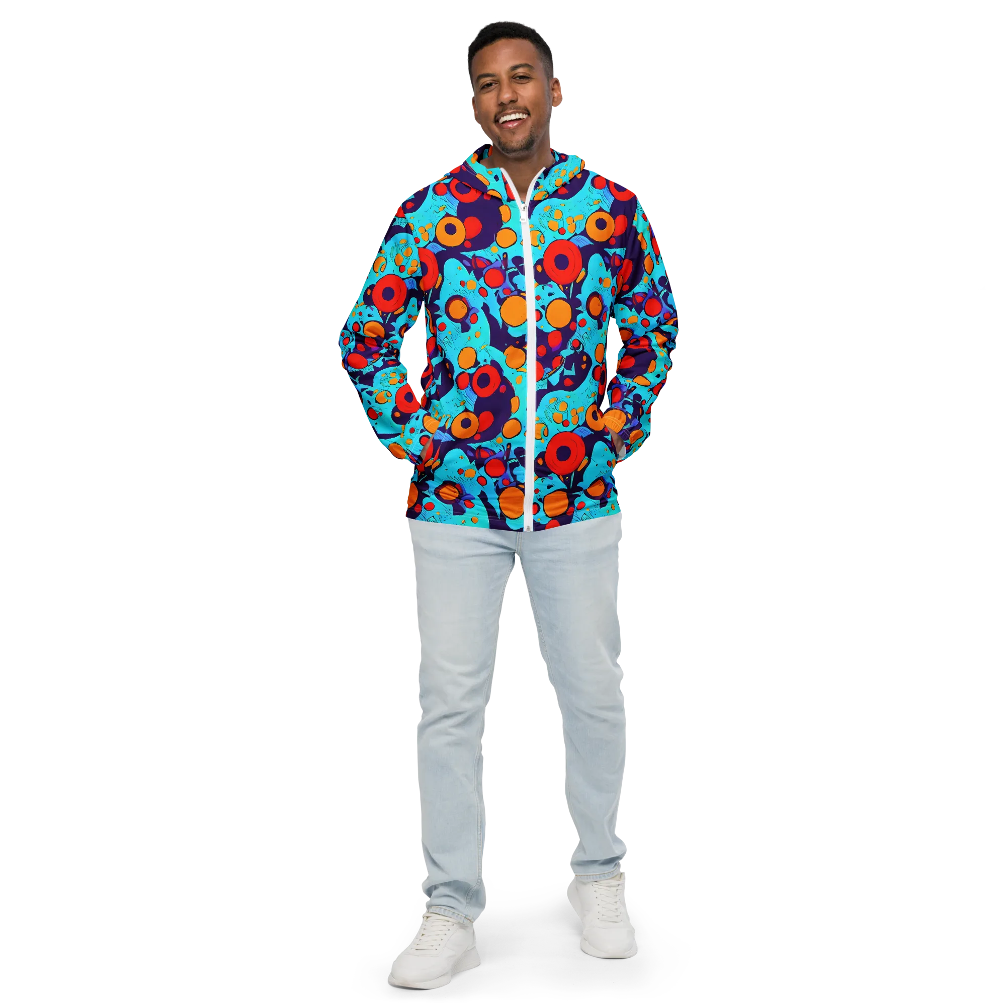 Cosmic Marrow on Men's Windbreaker — Front