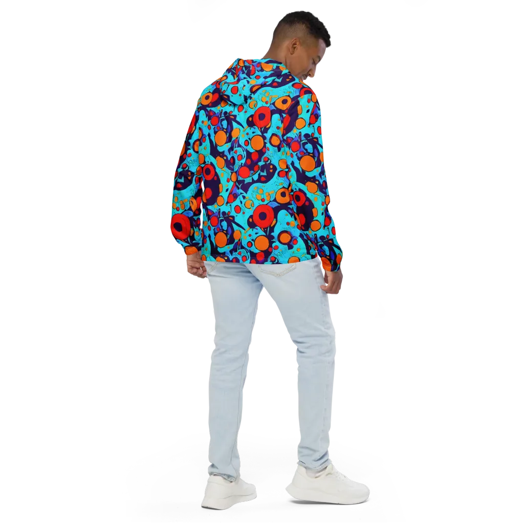 Cosmic Marrow on Men's Windbreaker — Back