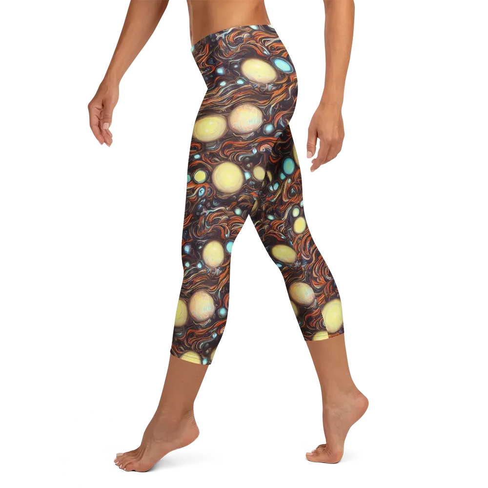 Molten Galaxies on Capri Leggings — Left
